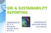 global reporting initiative & sustainability reporting