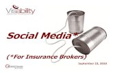 Social Media, for Insurance Brokerages