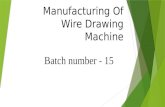 wire drawing machine