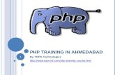 Php training in ahmedabad for students and fresher’s