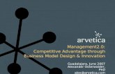 Business Model Design And Innovation For Competitive Advantage 19352