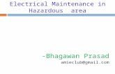 Electrical maintenance in Hazardous area