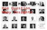 19 CMOs/CEOs Reveal Big Changes in B2B Marketing