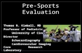 Pre Sports Cardiac Evaluation
