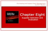 SUPPLIER SELECTION AND EVALUATION