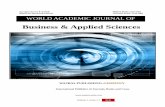 World Academic Journal of Business & Applied Sciences (WAJBAS)
