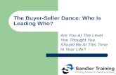 Buyer - Seller Dance