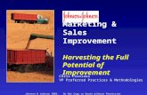 Marketing & Sales impovement - Harvesting the Full Potential of Improvement