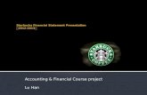 Starbucks financial presentation