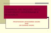 Towards an inquiry into corporate governance research