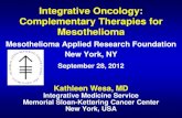 Complementary Therapies for Mesothelioma | Mesothelioma Applied Research Foundation