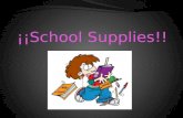 School supplies!!