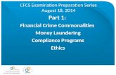 Commonalities, money laundering, compliance 8 18-14
