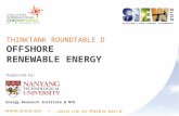 Roundtable D - Offshore Renewable Energy