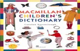 Macmillan children's dictionary 0333953037