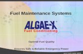 Algae x fuel management systems - technical presentation - rev a