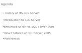 New features of sql server 2005