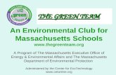 Schools #3 Greening Your Schools - The Green Team