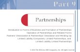 Chapter 40 – Limited Liability Companies, Limited Partnerships, and Limited Liability Limited Partnerships