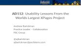 AD112: Usability Lessons From the Worlds Largest XPages Project (MWLUG)