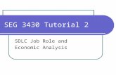 SEG 3430 Tutorial 2 SDLC Job Role and
