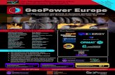 GeoPower Europe Brochure - 2011