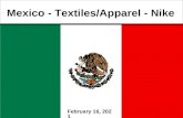 Mexico   Textiles Apparel   Nike