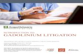Gadolinium Litigation