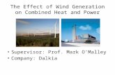 The Effect of Wind Generation on Combined Heat and Power