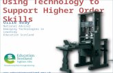 Digital Technology and Higher Order Skills