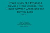 Cranbrook to Baynes Lake, BC TCT Route Proposal