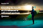 Extending the Benefits of LTE-Advanced to Unlicensed Spectrum