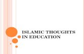 Islamic thoughts in education