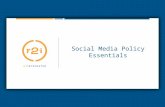 Social media policy essentials