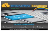 Broadway solutions brochure