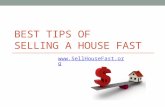 Best tips of selling a house fast