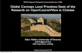 Global Concept, Local Practices: State of the Research on OCW in Chinese