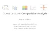 JHU Competitive Analysis Presentation