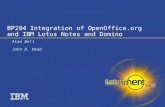 BP204 Integration of OpenOffice.org and IBM Lotus Notes and Domino
