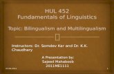 Bilingualism and Multilingualism_Sajeed Mahaboob