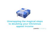 Doubling Your Christmas Appeal Appeal Income July 2009 Toronto V1 Jg