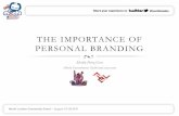 The Importance of Personal Branding by Merlin Gore