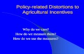 Policy-related Distortions to Agricultural Incentives