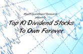 Top 10 Dividend Stocks to Own Forever