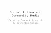 Social action and community media presentation
