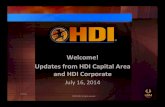 HDI Capital Area Meeting July 16 2014