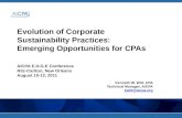 AICPA EDGE Young CPA Conference Sustainability session