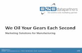 We Oil your Gears Each Second at B2Bdatapartners