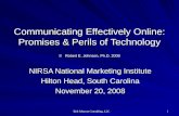 Perils and Promises of Technology in Online Communications