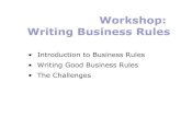 Purely practical business rules